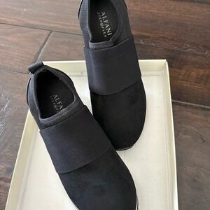 Alfani Women's Black Stretch Sneakers